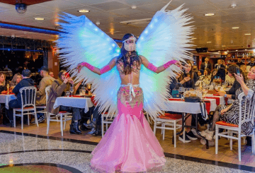 VIP Bosphorus Dinner Cruise with Turkish Night Show | Private Table & Transfer